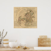 noordelijk halfrond 5 poster (Keuken)