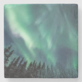 noordelijk licht stenen onderzetter (Voorkant)