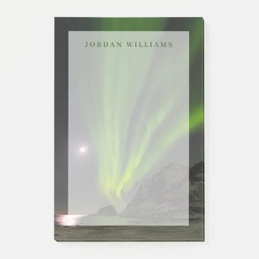 noordelijk lichtS | Haukland Beach Island Post-it® Notes (Voorkant)