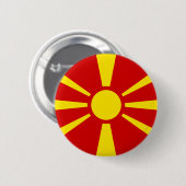 noordelijk macedonië ronde button 5,7 cm (Voorkant /achterkant)