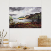 Noordelijk meer in de herfst: 36x24 Print (Keuken)