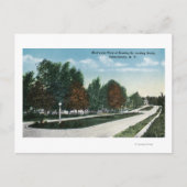 Noordelijk Uitzicht van Bradley Street Briefkaart (Voorkant)