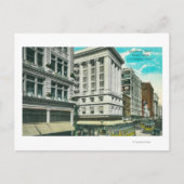 Noordelijk Uitzicht van Broadway vanaf achtste Briefkaart (Voorkant)