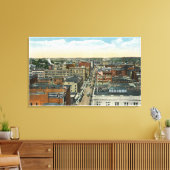 Noordelijk Uitzicht van de luchthaven van Main Str Canvas Afdruk (Insitu (Woonkamer))