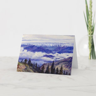 Noordelijke bergen van Narkanda bij Simla Kaart