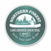 Noordelijke bos CT (kano) Sticker (Voorkant)