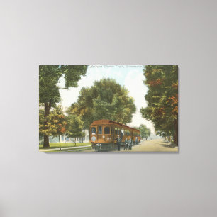 Noordelijke centrale canvas afdruk