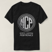 Noordelijke centrale positronica (witte Logo) Esse T-shirt (Design voorkant)