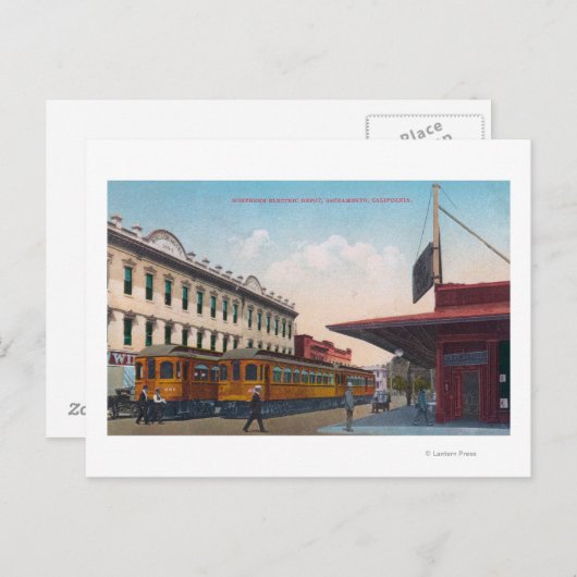 Noordelijke elektrische treinstel briefkaart (Voorkant / Achterkant)