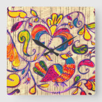 Noordelijke Folk Art Bird uit Rusland