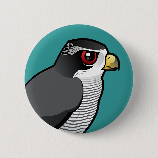 Noordelijke Goshawk Ronde Button 5,7 Cm (Voorkant)