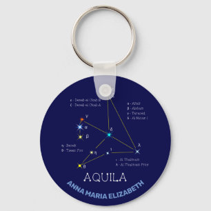 Noordelijke Hemisphere Constellation Aquila Sleutelhanger