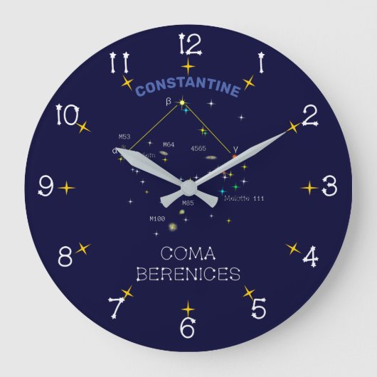 Noordelijke Hemisphere Constellation Coma Berenice Grote Klok (Voorkant)