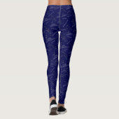 Noordelijke Hemisphere Constellation Coma Berenice Leggings (Achterkant)