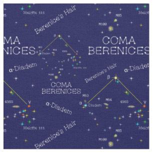Noordelijke Hemisphere Constellation Coma Berenice Stof