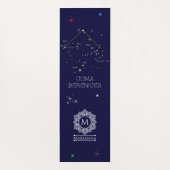 Noordelijke Hemisphere Constellation Coma Berenice Yogamat (Achterkant)