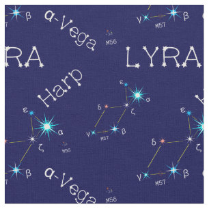 Noordelijke Hemisphere Constellation Lyra Stof