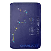 Noordelijke Hemisphere Constellation Ursa Major Badmat (Voorkant Verticaal)