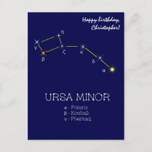 Noordelijke Hemisphere Constellation Ursa Minor Briefkaart