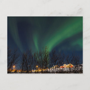 Noordelijke hoogten - Aurora Borealis IJsland Briefkaart