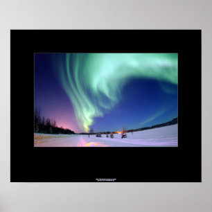 Noordelijke hoogten boven het Beer meer, Alaska Po Poster