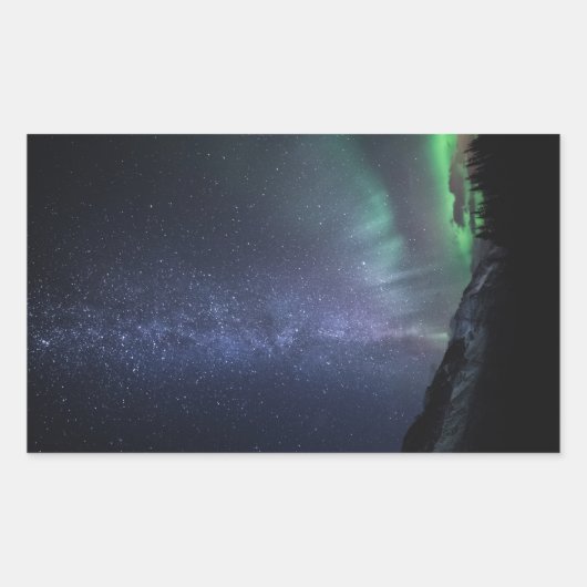 Noordelijke hoogten Noorwegen Rechthoekige Sticker (Voorkant)