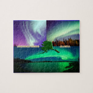 Noordelijke hoogten van Alaska Collage Legpuzzel