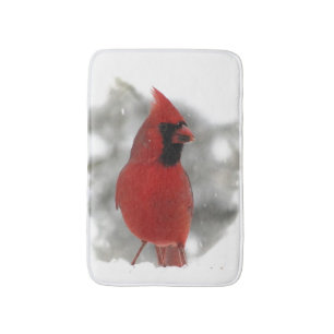 Noordelijke Kardinaal Bird Bath Mats Badmat