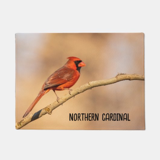 noordelijke kardinaal deurmat (Voorkant)