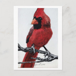 noordelijke kardinaal feestdagenkaart