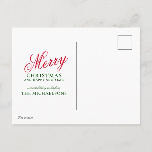 Noordelijke Kardinaal in Jeneverboom in Wintertijd Feestdagenkaart (Achterkant)