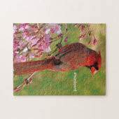 noordelijke kardinaal legpuzzel (Horizontaal)