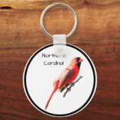 noordelijke kardinaal sleutelhanger (Voorkant)
