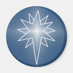 Noordelijke Kerstmis Magnet, Royal Blue Magneet