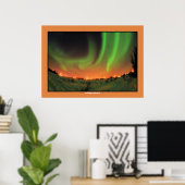Noordelijke lammeren Aurora Borealis Poster (Thuiskantoor)