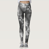 Noordelijke lampjes zwart-wit - Leggings (Voorkant)