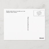 Noordelijke lichten (Aurora borealis) Briefkaart (Achterkant)