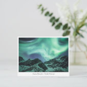 Noordelijke lichten briefkaart (Staand voorkant)
