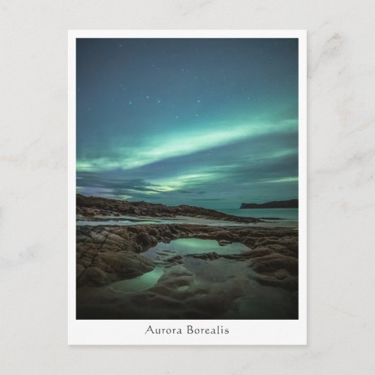 Noordelijke lichten briefkaart (Voorkant)