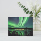Noordelijke lichten briefkaart (Staand voorkant)