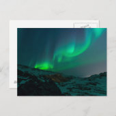 noordelijke lichten briefkaart (Voorkant / Achterkant)