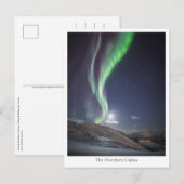 Noordelijke lichten briefkaart (Voorkant / Achterkant)