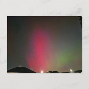 Noordelijke lichten briefkaart