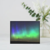 Noordelijke Lichten - briefkaart aan de zwarte gre (Staand voorkant)