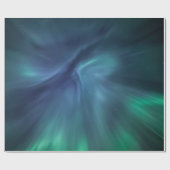 Noordelijke lichten cadeaupapier (Vlak)