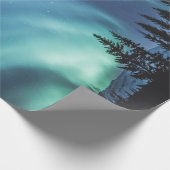 Noordelijke lichten cadeaupapier (Hoek)
