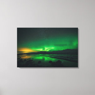 Noordelijke lichten canvas afdruk