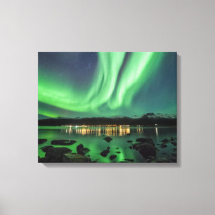 Noordelijke lichten canvas afdruk