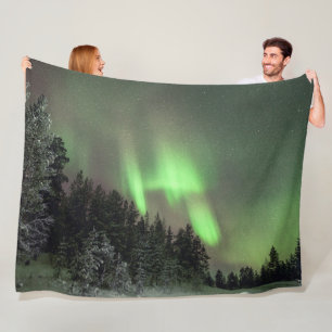 NOORDELIJKE LICHTEN FLEECE DEKEN