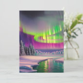 Noordelijke lichten kaart (Staand voorkant)